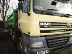 DAF 8 WHEEL GRAB LORRY DK53 VSN TEST TILL AUGUST 2016