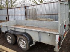 Ifor Williams GD125 plant trailer WITH DROP RAMP 12FT X 5FT SIZE