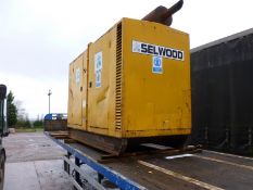 Selwood large output silenced high flow draining pump powered by Volvo 6 cylinder engine.