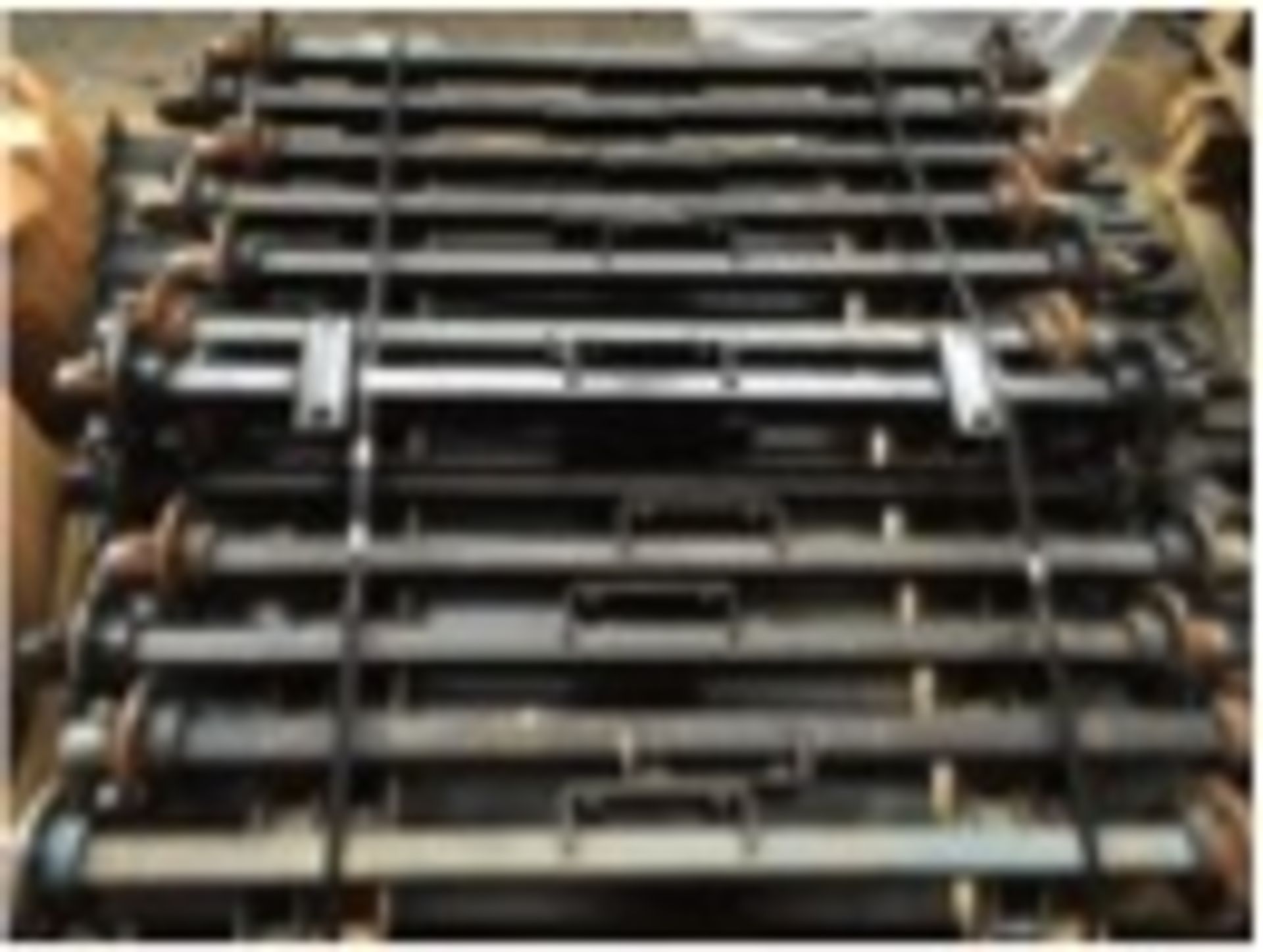 Pallet containing 28 pieces of   to form trailer assemblies