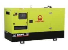 New 110 kVA Pramac Silent Diesel Generator C/w Perkins engine with Warranty