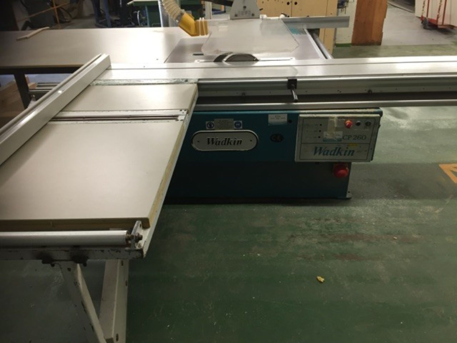 Wadkin CP260 sliding table saw with scribing saw - Image 10 of 10