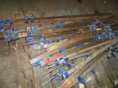 Pallet containing approximately 33 no sash clamps.