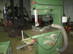 Wadkin large capacity bandsaw.