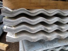 4no Packs of 25no. 12ft approx. galvanised corrugated roof sheets  100 sheets in total in this lot