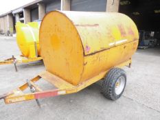 2250 Litre site towable fuel tank c/w pump and nozzle