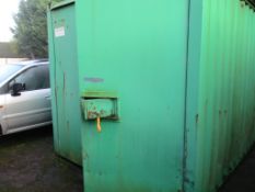 Steel storage container, 20ft approx