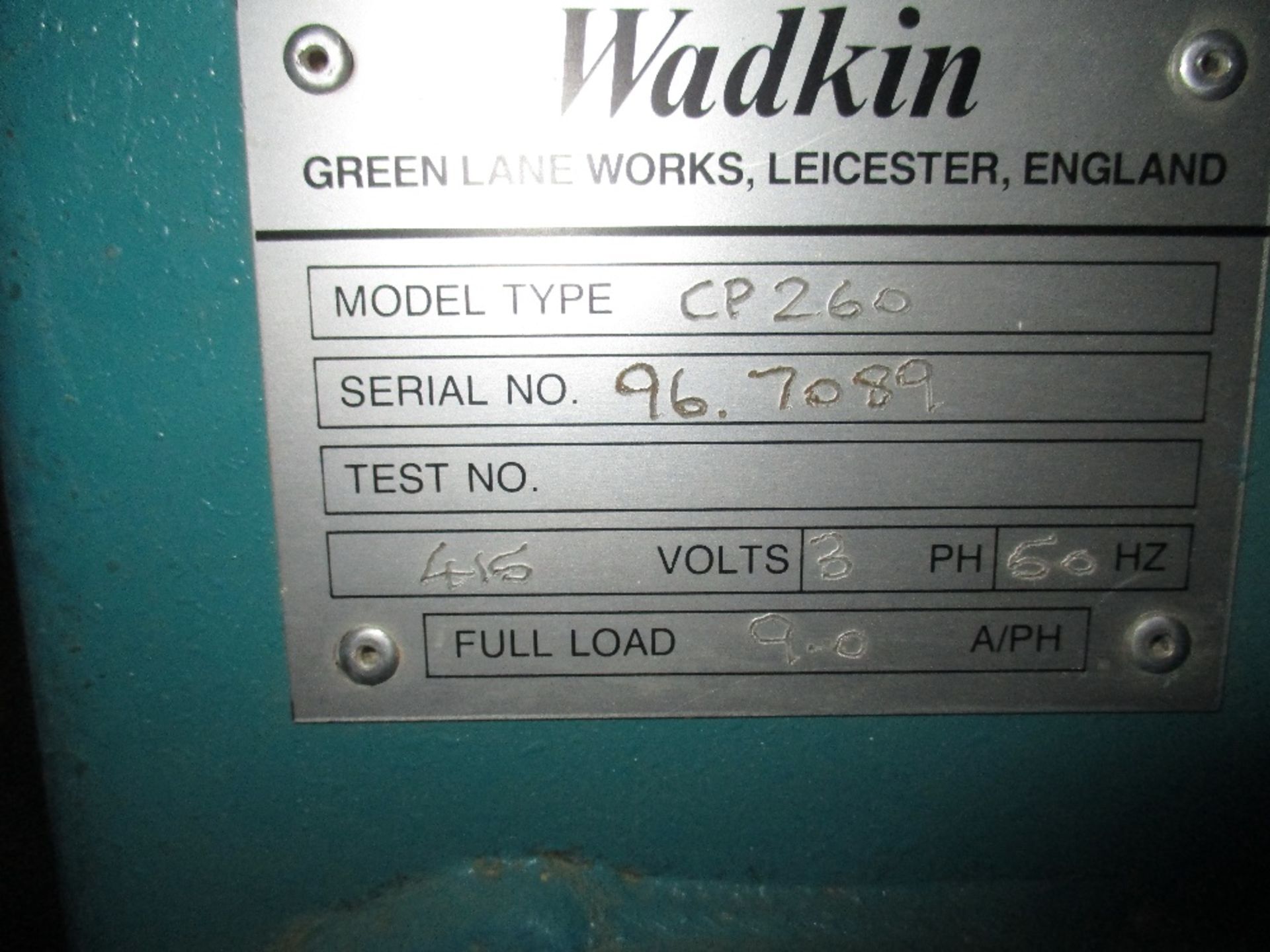 Wadkin CP260 sliding table saw with scribing saw - Image 3 of 10