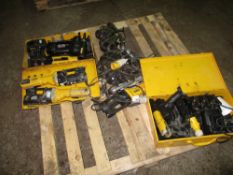 Pallet of REMS pipe crimping equipment