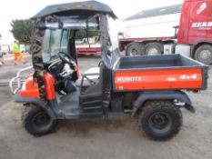 kubota 900 RTV year 2012 build