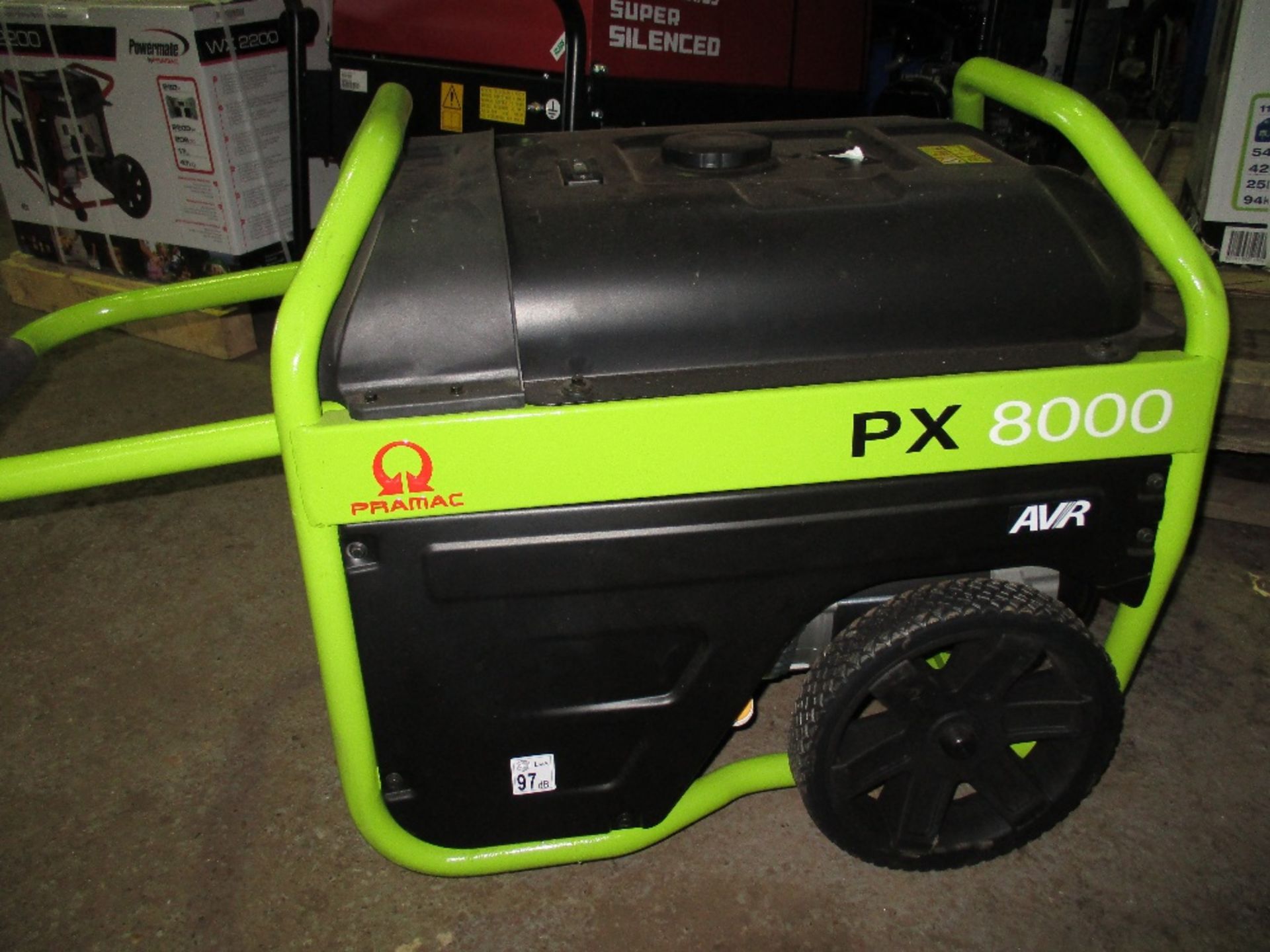 6Kva Pramac PX8000 generator with key start