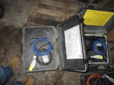 2no Geberit ESG 40/200 110volt powered electrofusion pipe welders