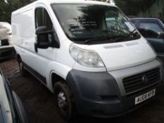 Fiat Ducato panel sided fridge van white reg. AU08 WYB