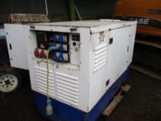 PERKINS ENGINED 27KVA SKID GENERATOR