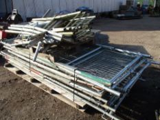 Qty of scaffold loading doors/barriers