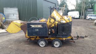 SCH Waste Wacker wheeled shredder unit