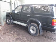 TOYOTA SURF 4WD CAR AUTO BLACK REG:J242 CEV