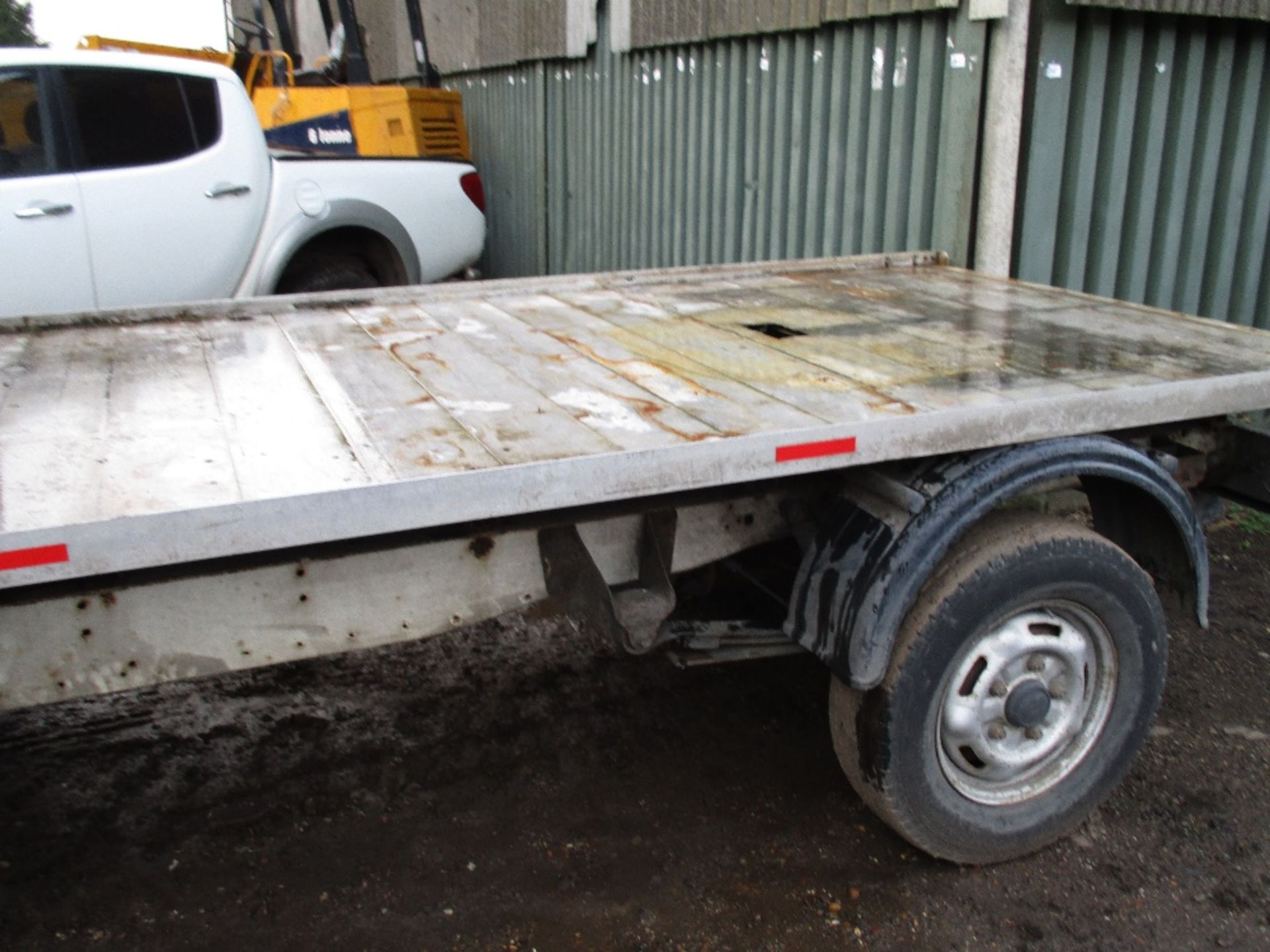 Ford Transit single wheel flat bed pick up truck reg. YP06 FRF - Image 5 of 5