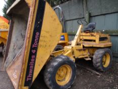 THWAITES 4TONNE 4wd Dumper…