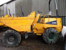 Thwaites 6tonne straight tip site dumper