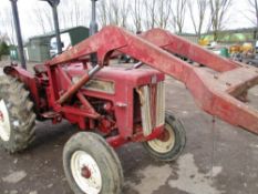 International B414 tractor with forend loader