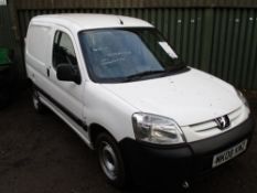 Peugeot Partner panel van reg. MK08 KMZ