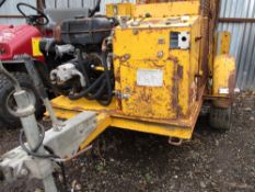 Ritelite towed cable winch unit yr2002 Lombardini two cylinder diesel engine