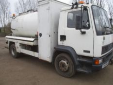 Leyland DAF 55-160 14tonne lorry with Wale Jetter tank fitted REG;V180 MVX