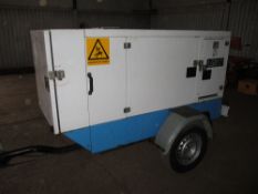 Stephill 16kva silenced towed generator set