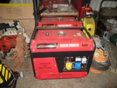 4no Petrol generators unused