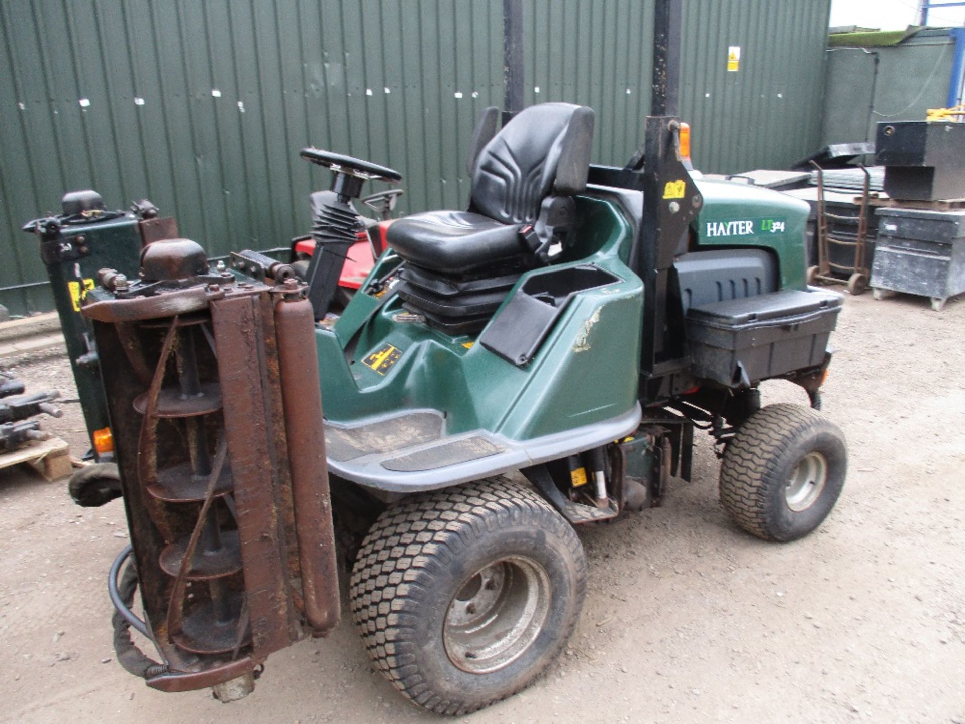 Hayter LT324 triple ride on mower