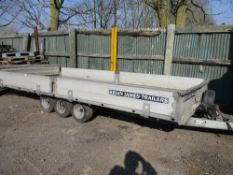 Brian James triaxle trailer SN:lSJBTFBGBP6W101876.