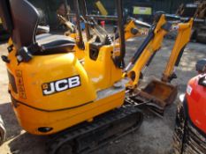 JCB 8008 micro excavator c/w 1no. bucket yr2012