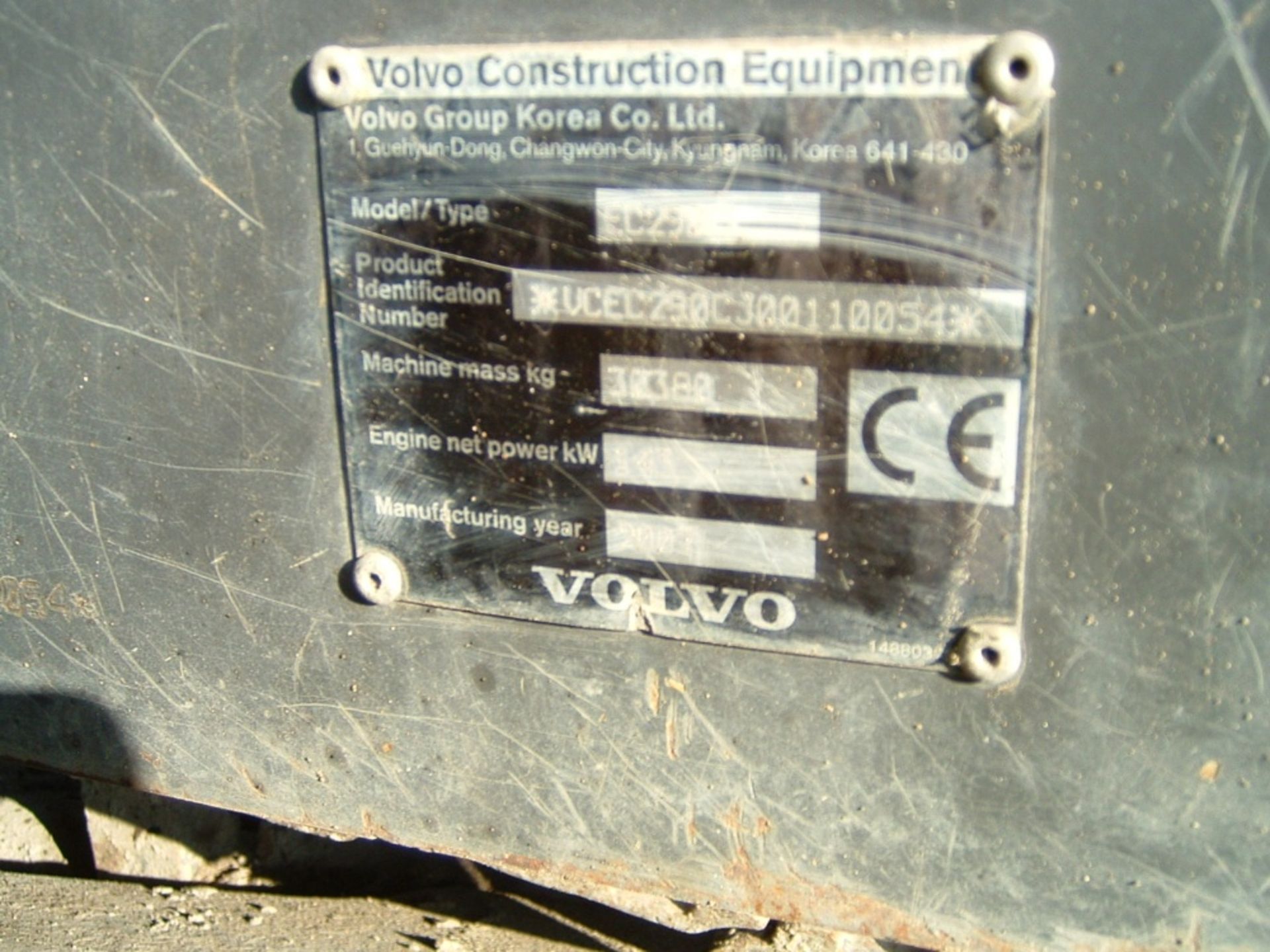Volvo EC290CL excavator year 2004 build - Image 14 of 18