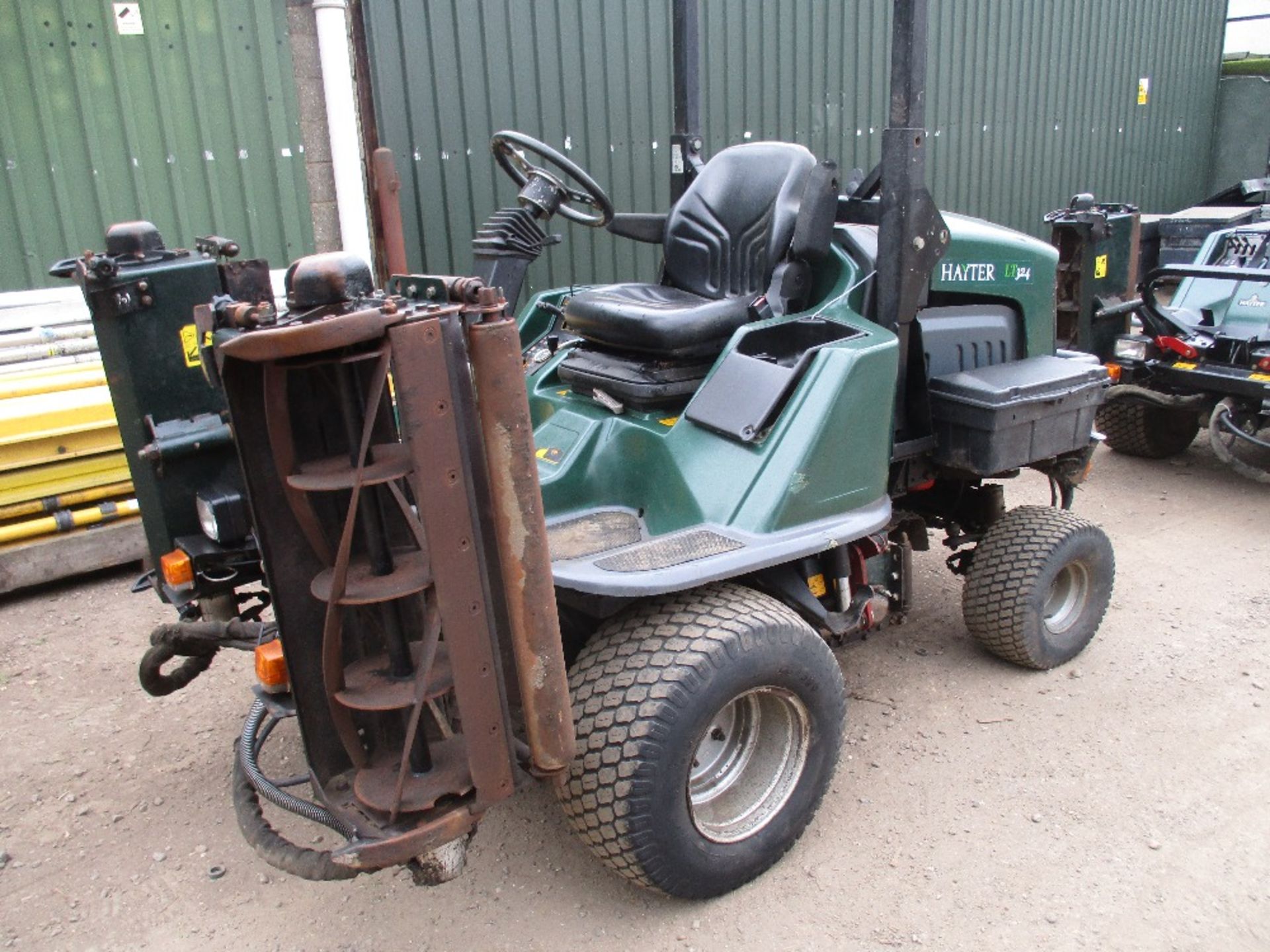 Hayter LT324 triple ride on mower - Image 2 of 10