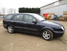 Lancia Lybra LHD estate car reg. FT02 PWE c/w V5 and test to Oct.2016.