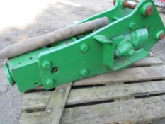 Hydraulic breaker on 45mm pins