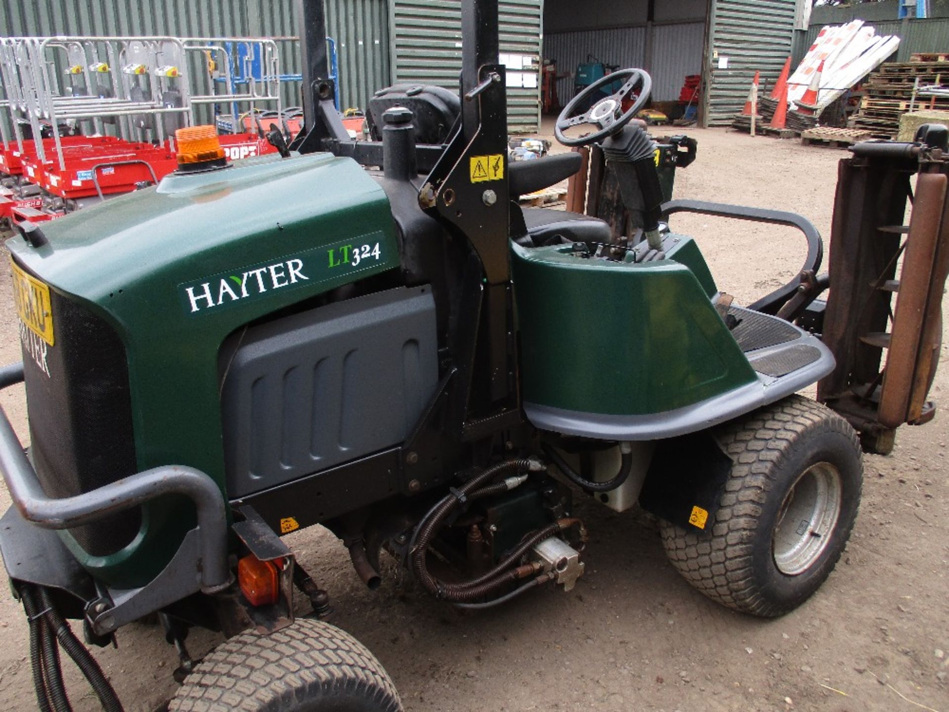 Hayter LT324 triple ride on mower - Image 8 of 10