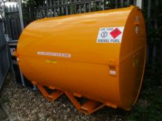 2140 litre bunded diesel store, ideal for generators, unused