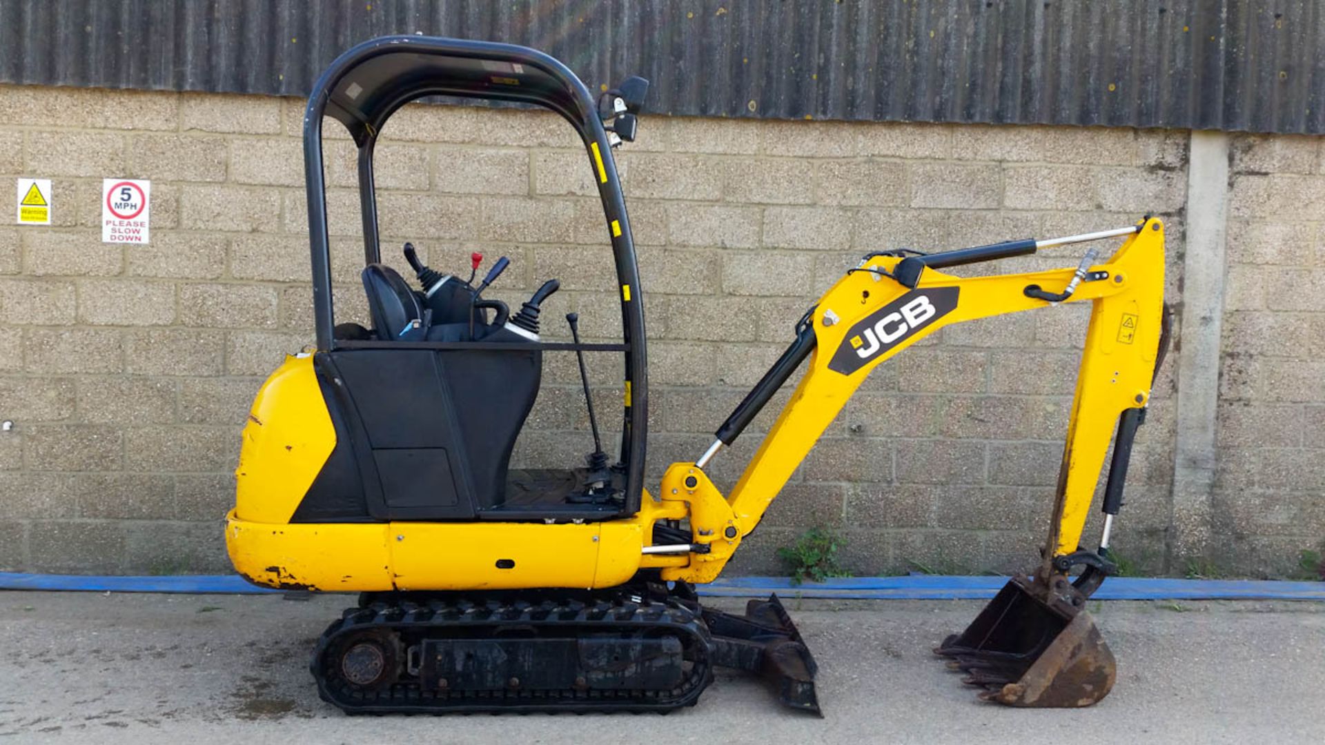 JCB 801-4 mini digger, year 201