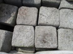 7no stillages of granite sets