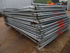 Quantity of Heras type site fencing panels