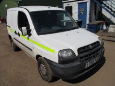 Fiat Doblo panel van direct from local drainage company