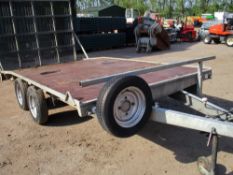 WESSEX 12FT BEAVERTAILED MOWER/PLANT TRAILER