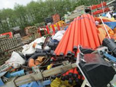 Large quantity of mixed drainage fittings