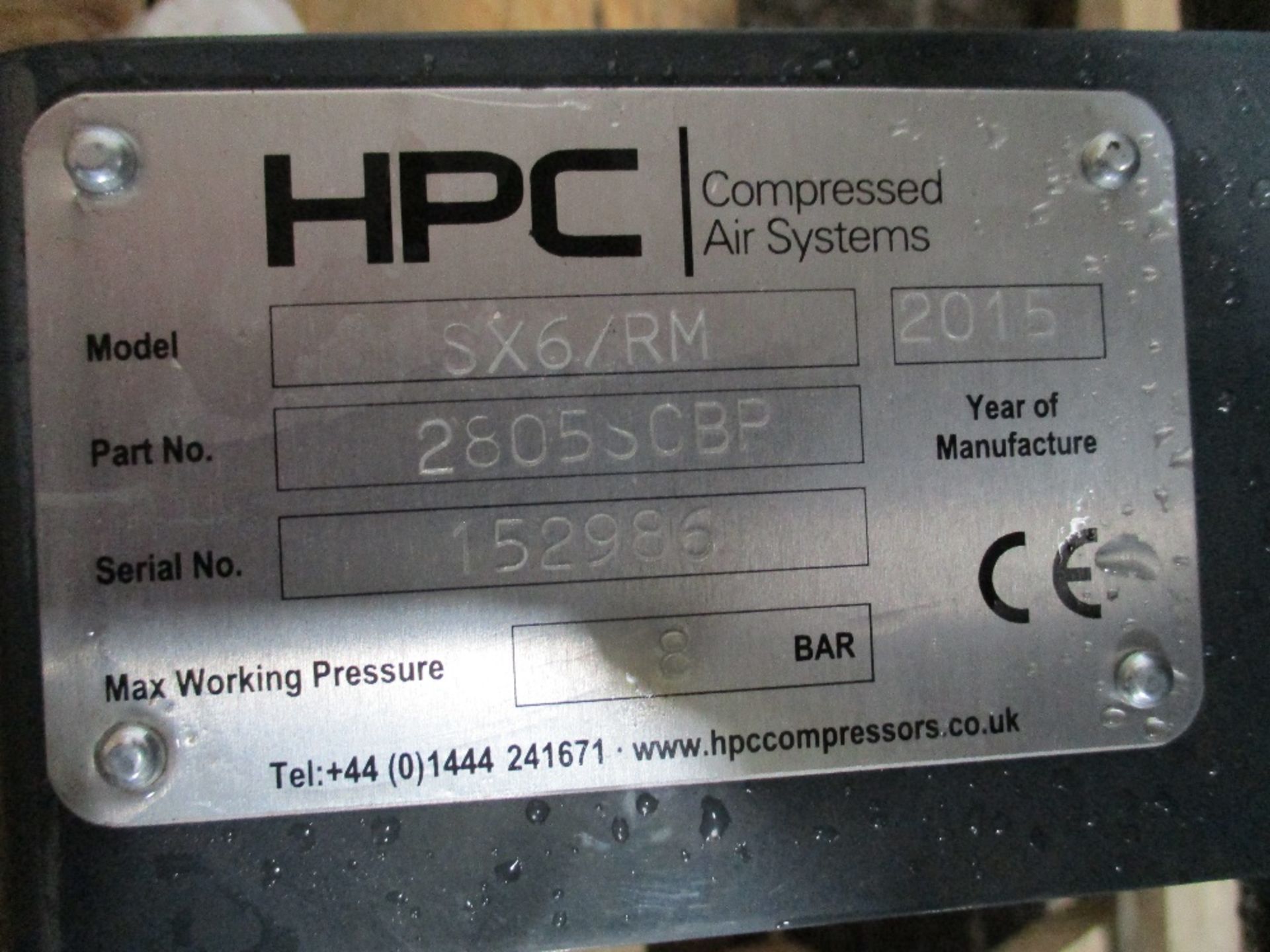 Kaeser SX6 compressor, unused...DAMAGED - Image 3 of 9