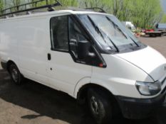 FORD TRANSIT 90 SWB VAN WITH ROOF RACK