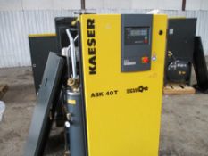 Kaeser ASK 40T compressor, unused...DAMAGED