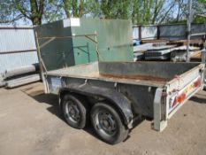 Ifor Williams twin axled builders trailer