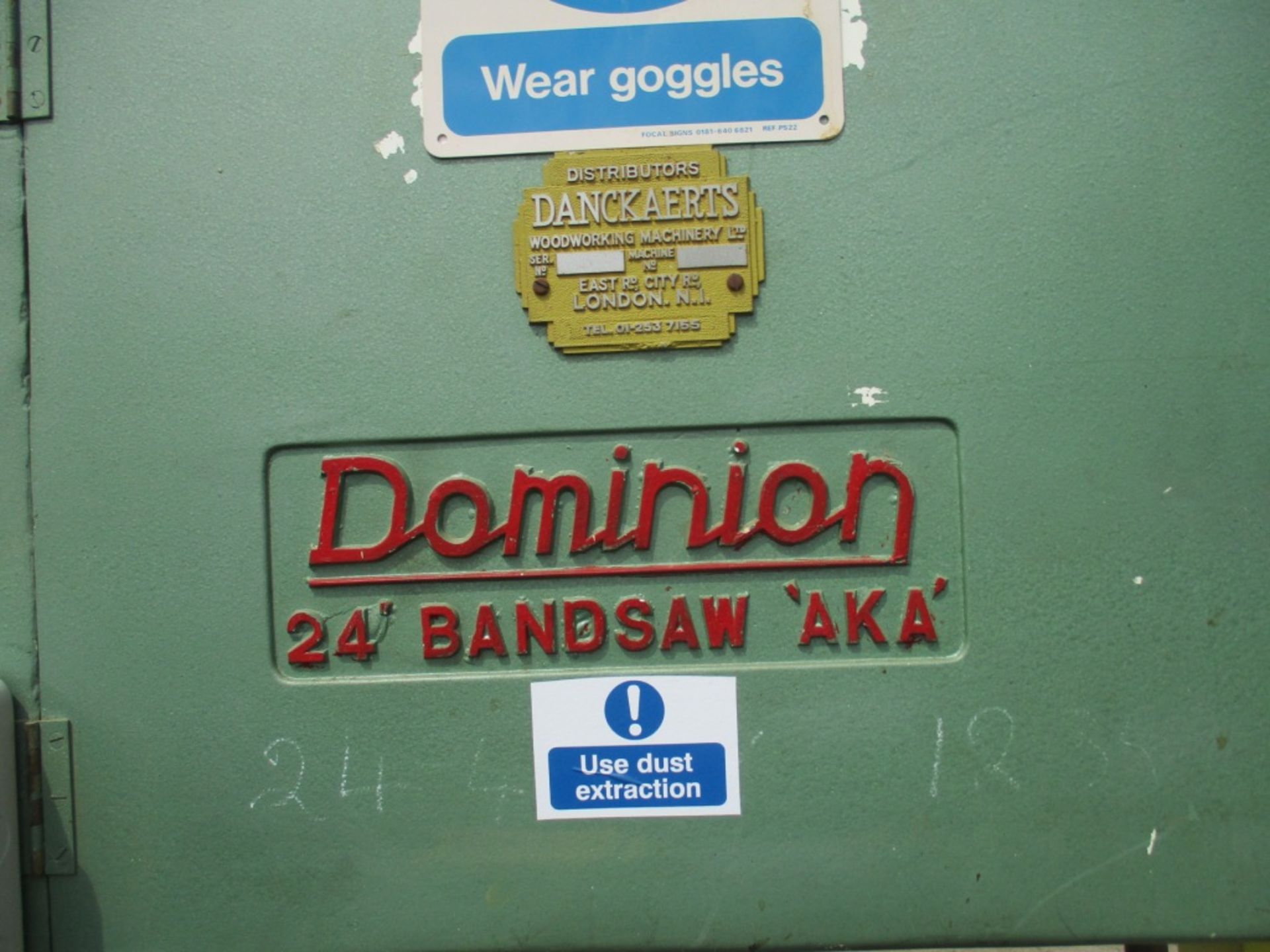 LARGE DOMINION BANDSAW - Image 3 of 5